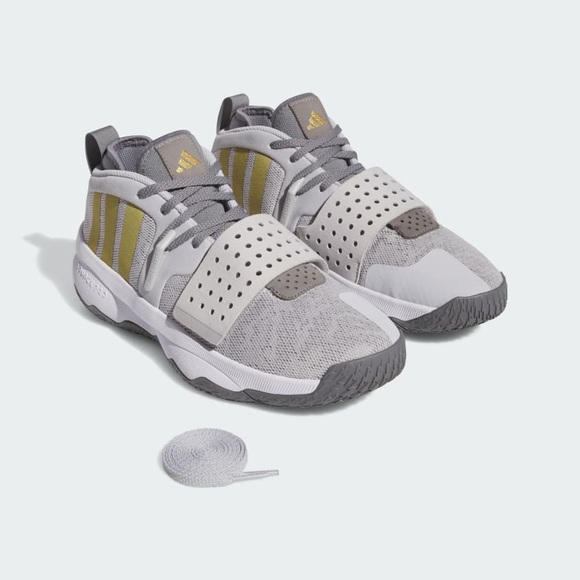 adidas Dame Basketball Shoe Men's Light Gray/Gold New without Box size 11 - Picture 15 of 16